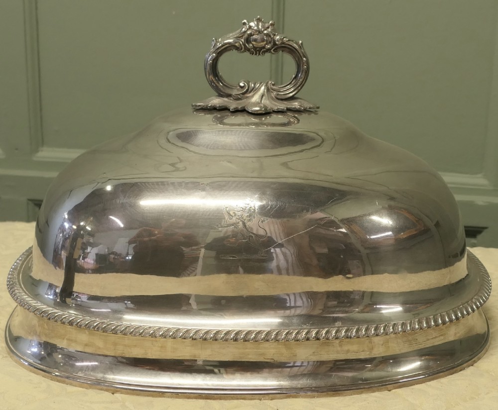 Huge 19th century Dome Meat Cover 