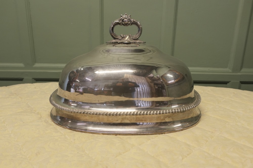 Huge 19th century Dome Meat Cover  View III