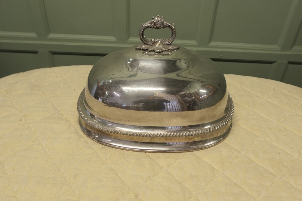 Huge 19th century Dome Meat Cover  View V