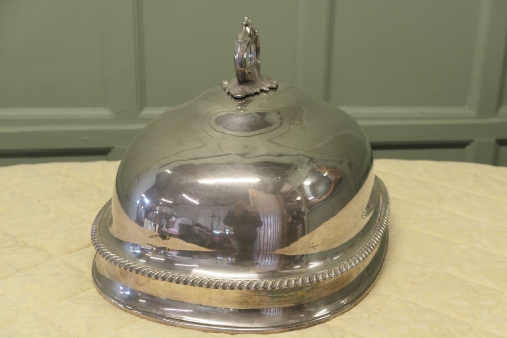 Huge 19th century Dome Meat Cover  View VI