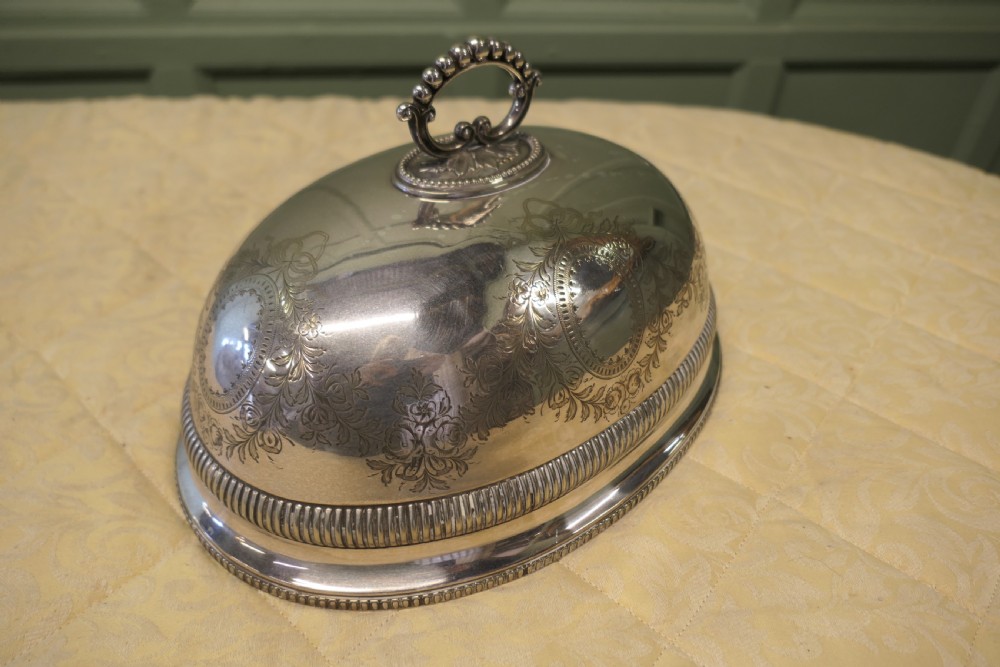 A Fine Quality Sheffield Plate Meat Cover or Food Dome  View II