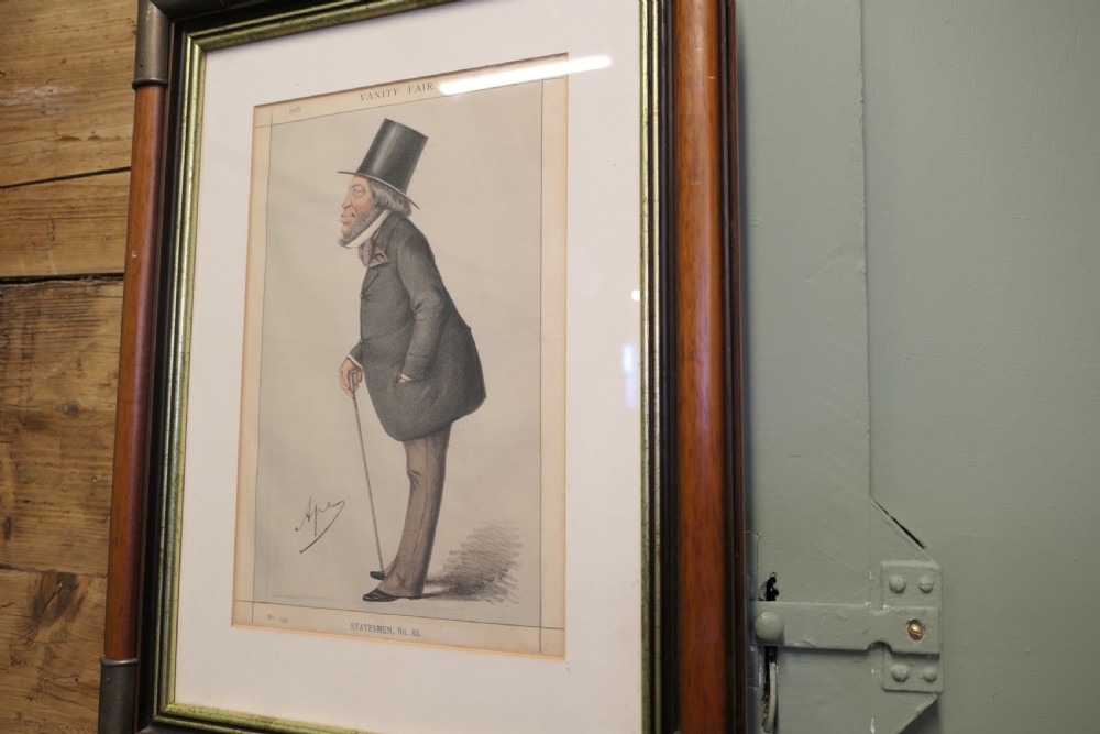 3 Beautifully Framed Vanity Fair Satyrical Prints View IV
