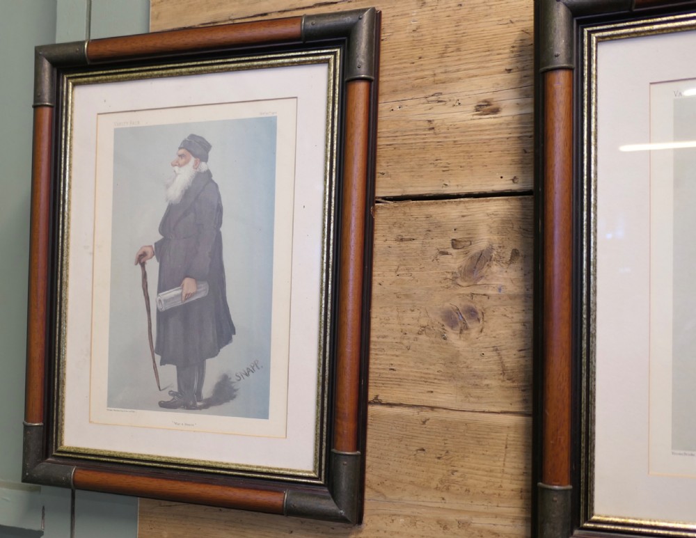 3 Beautifully Framed Vanity Fair Satyrical Prints View VII