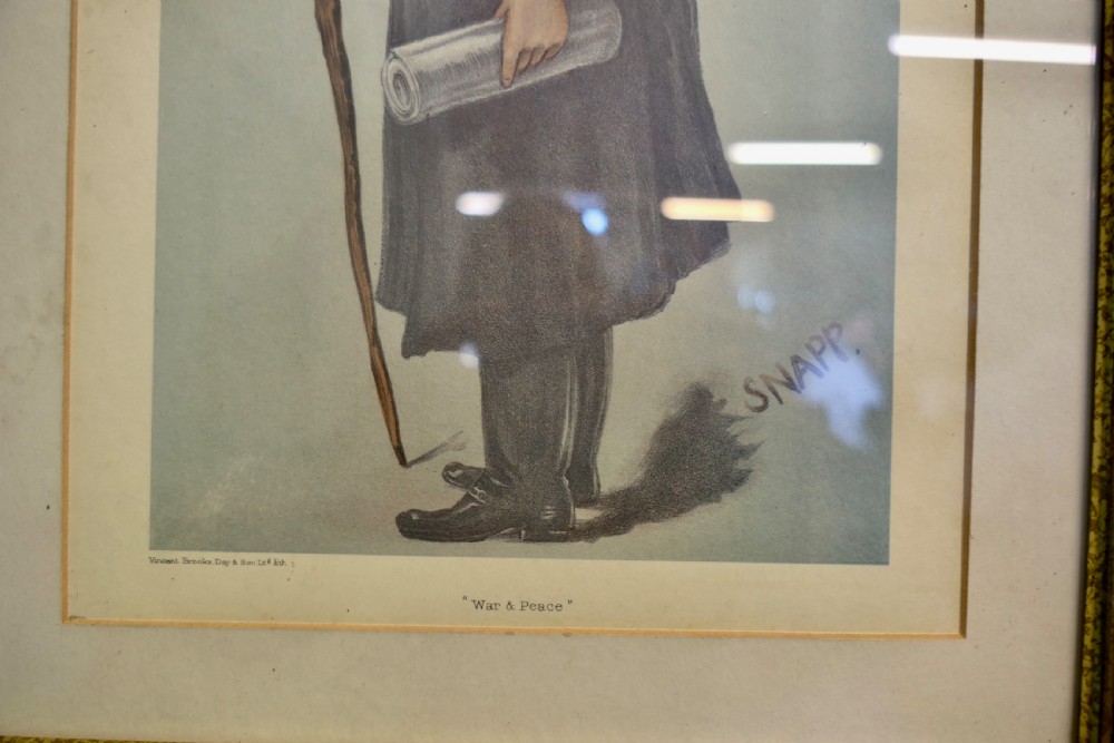 3 Beautifully Framed Vanity Fair Satyrical Prints View VIII