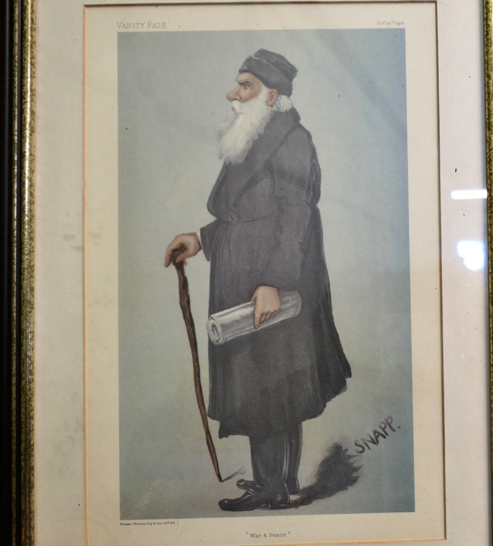 3 Beautifully Framed Vanity Fair Satyrical Prints View IX
