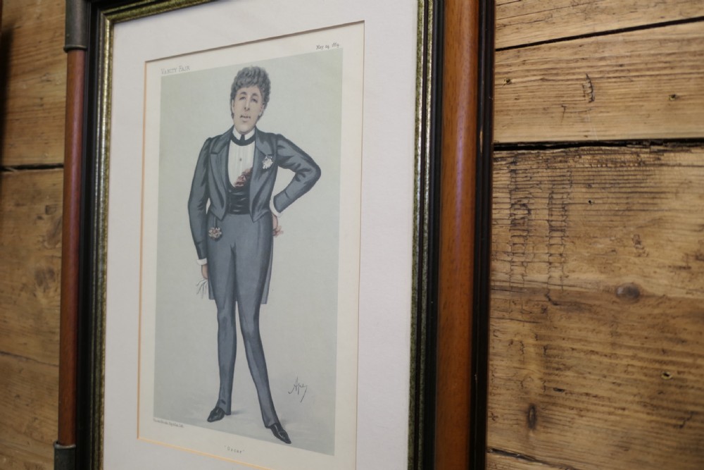 3 Beautifully Framed Vanity Fair Satyrical Prints View X