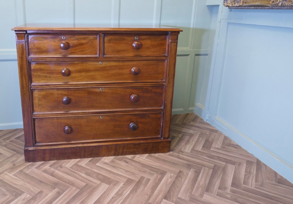 A Large Victorian Mahogany Chest of Drawers 
 View II