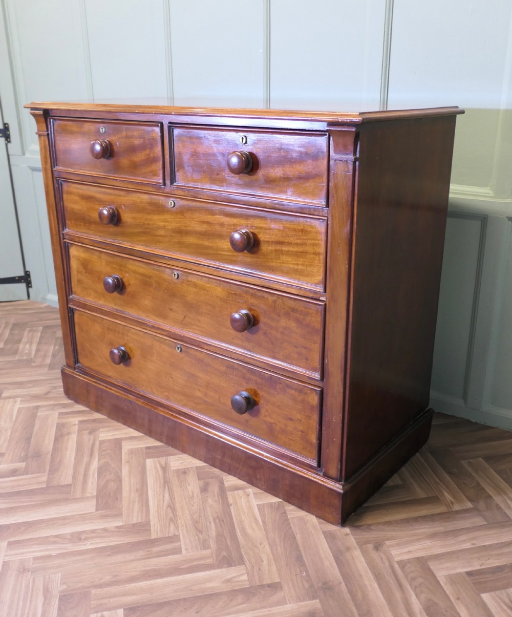A Large Victorian Mahogany Chest of Drawers 
 View IV