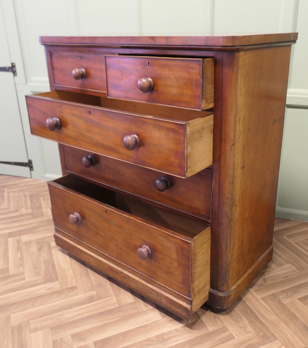 A Large Victorian Mahogany Chest of Drawers  View V