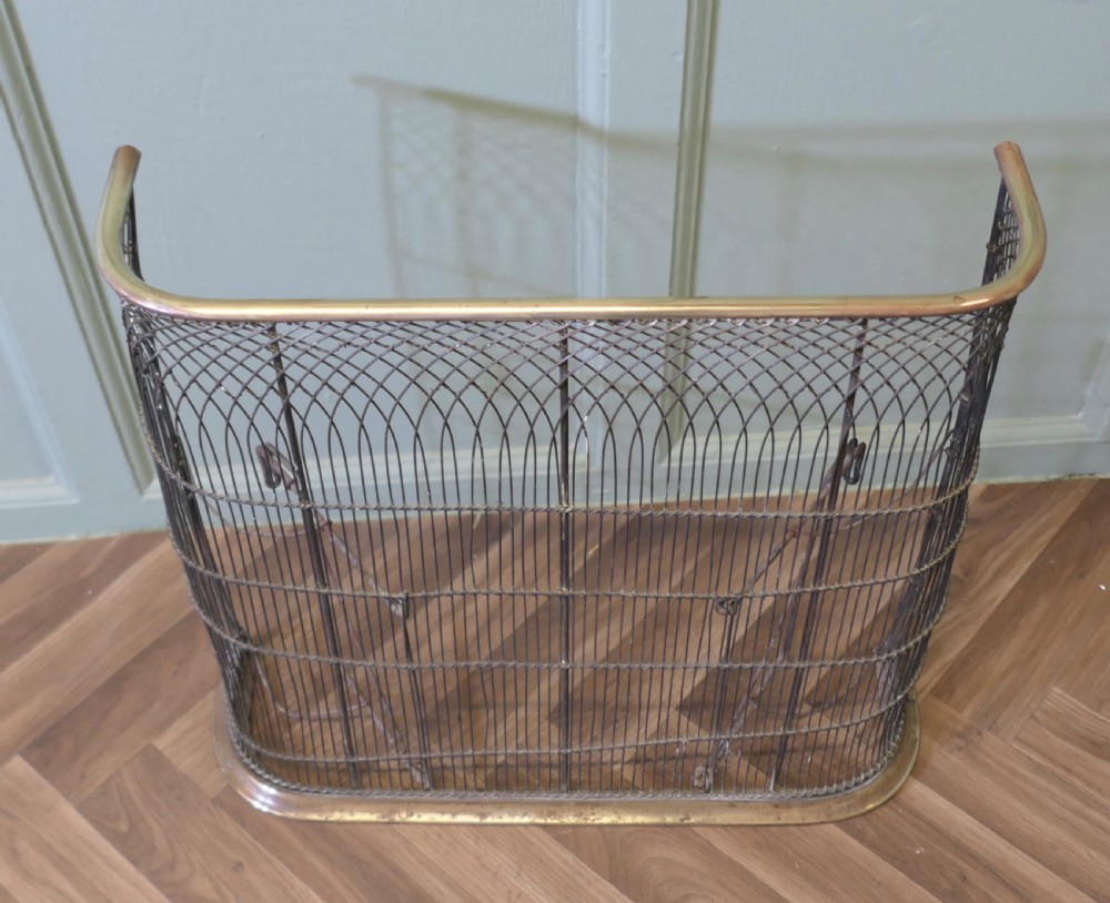Original 19th Century Nursery Fire Guard View VI