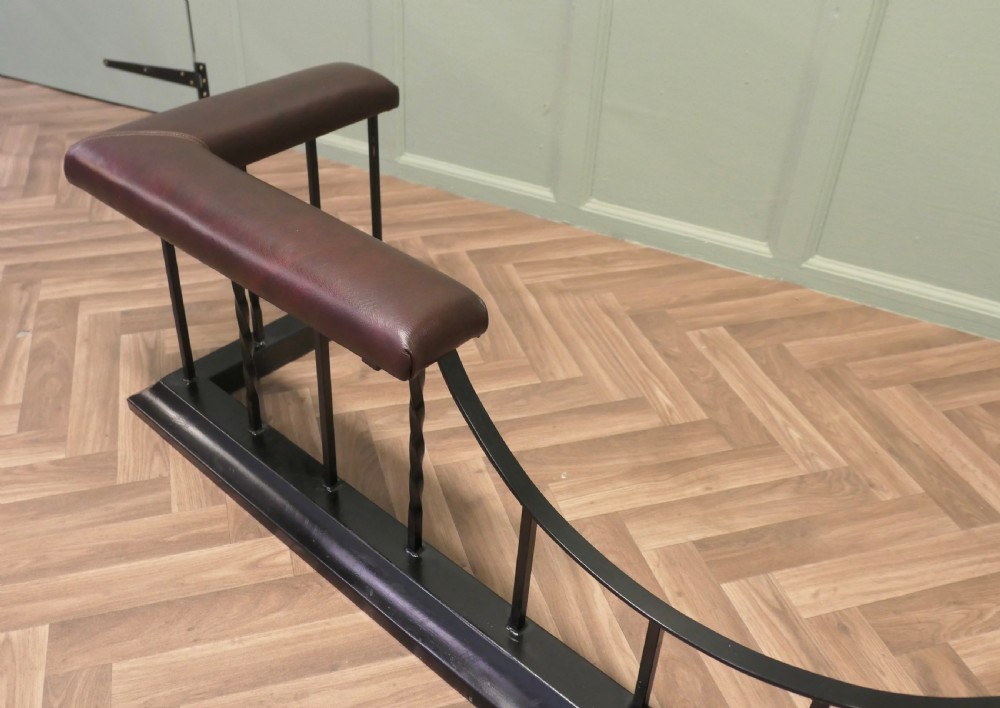Large Upholstered Iron Club Fender View IV