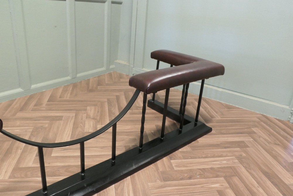 Large Upholstered Iron Club Fender View V