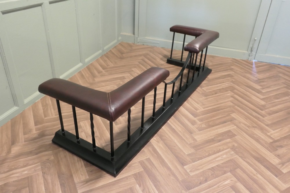 Large Upholstered Iron Club Fender View VI