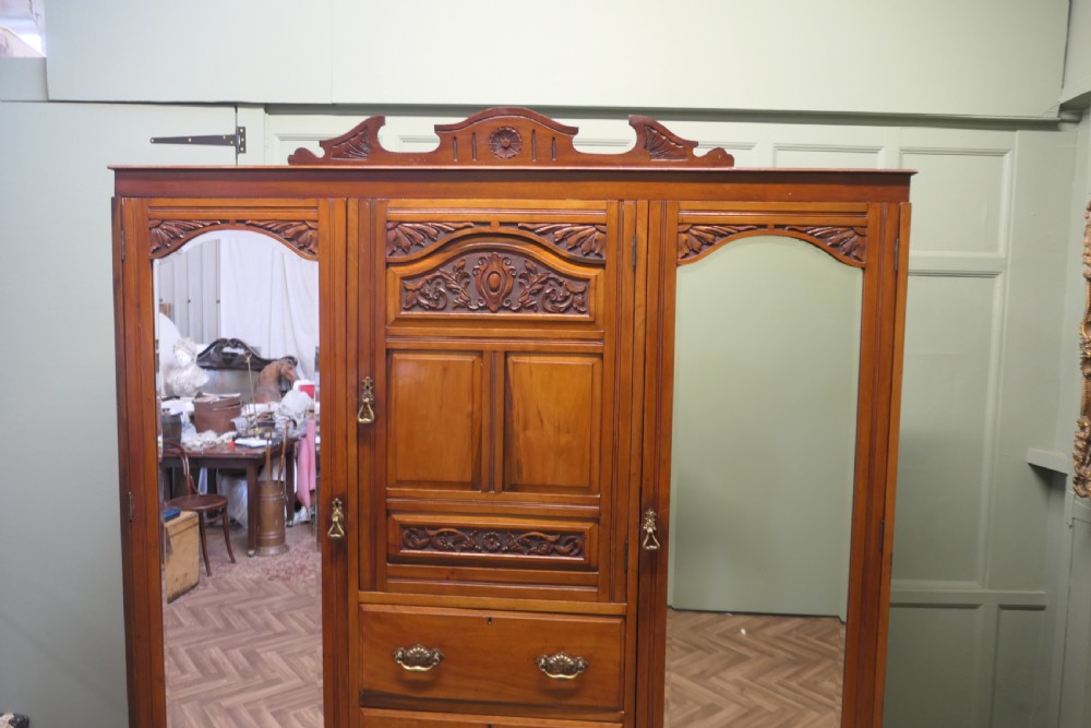 Large Arts and Crafts Wardrobe Compactum, Dismantles View II