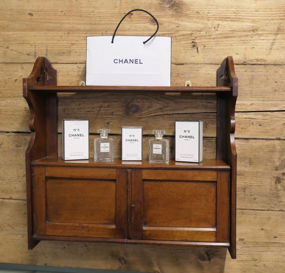 2 Door Walnut Wall Cabinet  View II
