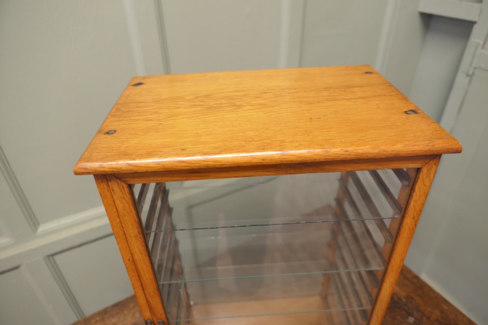 Arts and Crafts Counter Top Shop Display Cabinet, Watches, Jewellery View V
