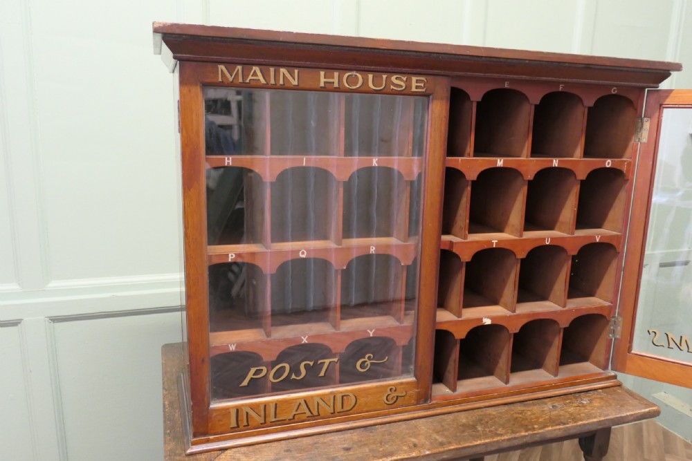 19th Century Estate Office Mail Cupboard View IV