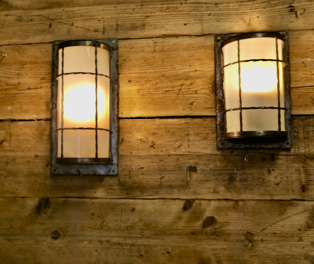 2 Arts and Crafts Wall Lights View V