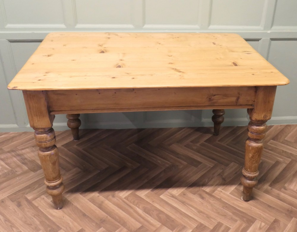 Victorian Pine Farmhouse Kitchen Table View VI
