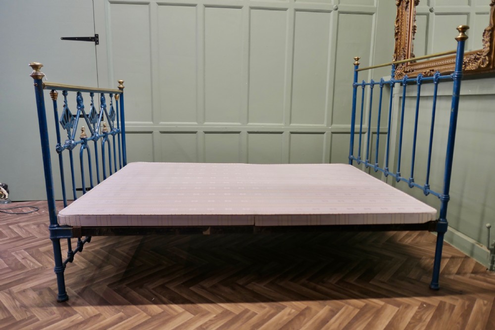 Art Deco Brass and Iron Double Bed View II
