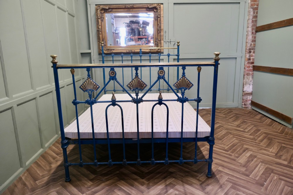 Art Deco Brass and Iron Double Bed View III