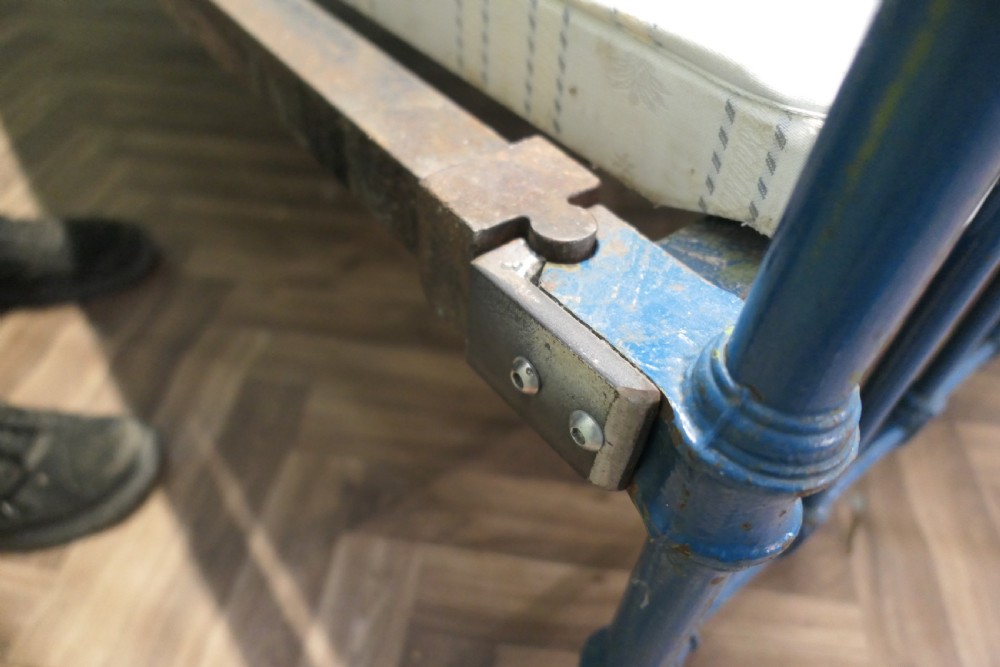 Art Deco Brass and Iron Double Bed View VI
