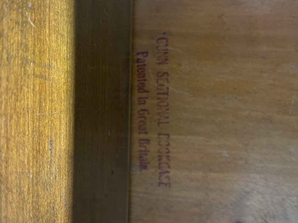 A Pair of 5 Stack Waterfall Oak Barristers Bookcases by Gunn View VII