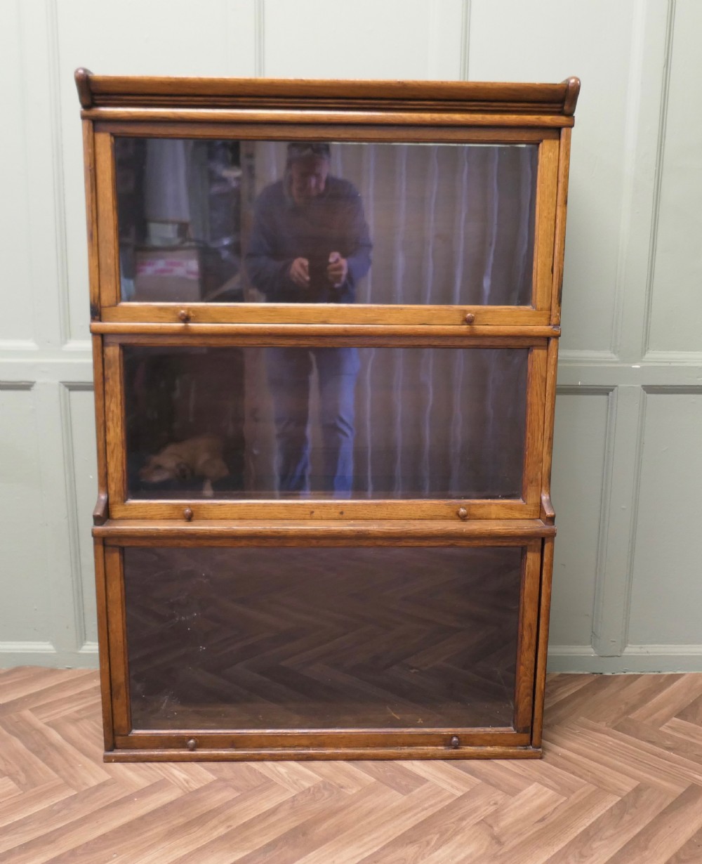 Arts and Crafts Stacking Barristers Bookcase or Filing Cabinet View III