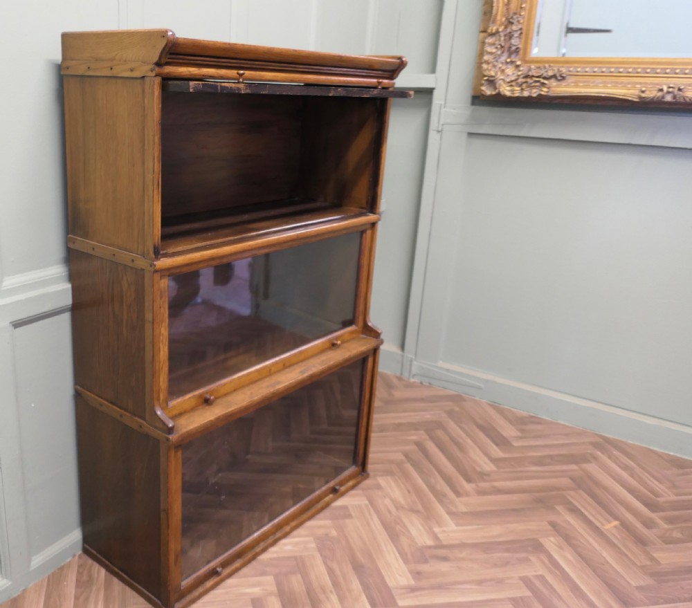 Arts and Crafts Stacking Barristers Bookcase or Filing Cabinet View VII