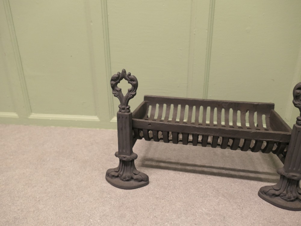 Inglenook Fire Grate on Andirons View III