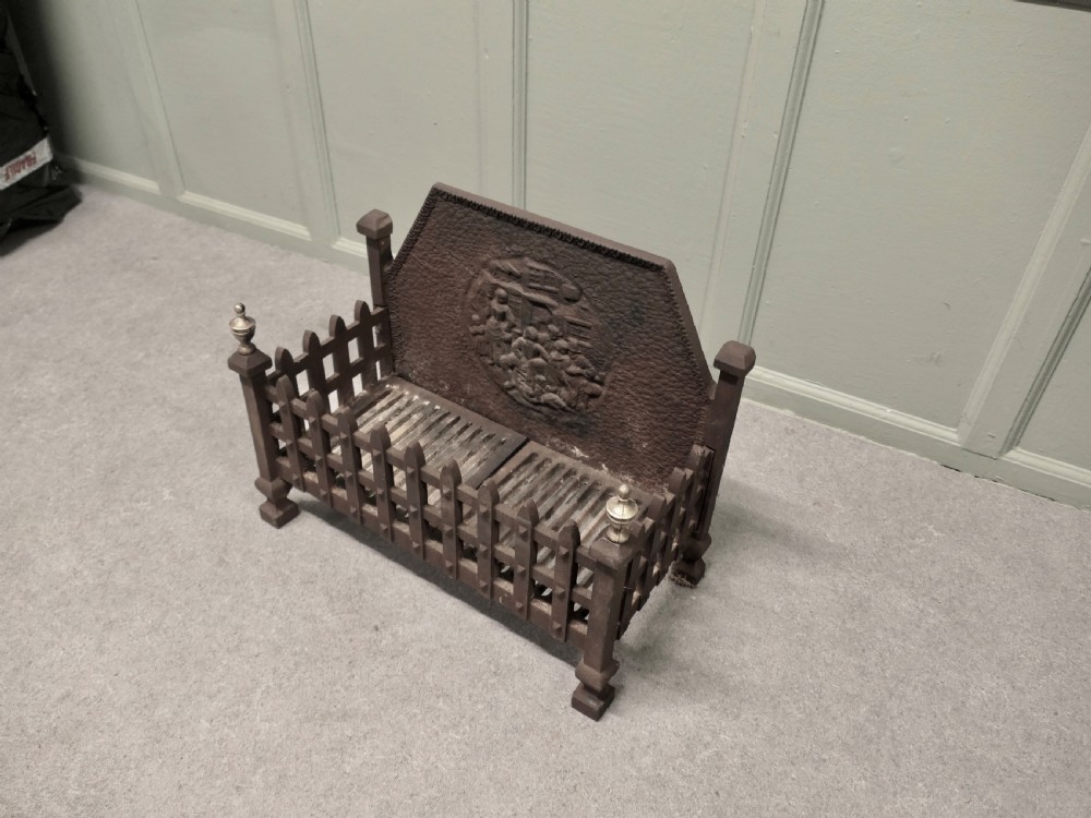 A Large Iron Fire Grate View II