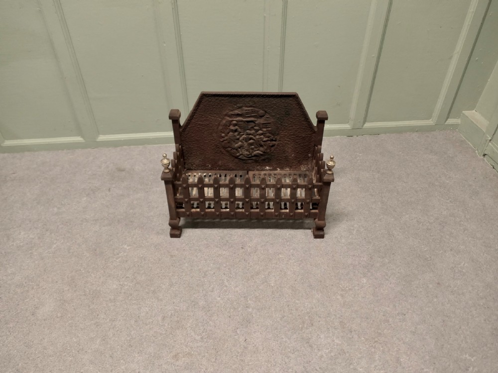 A Large Iron Fire Grate View III