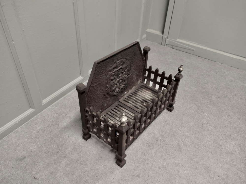 A Large Iron Fire Grate View IV
