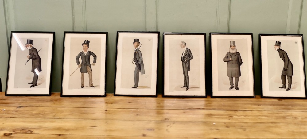 Collection of 6 Vanity Fair Political “Spy”Prints