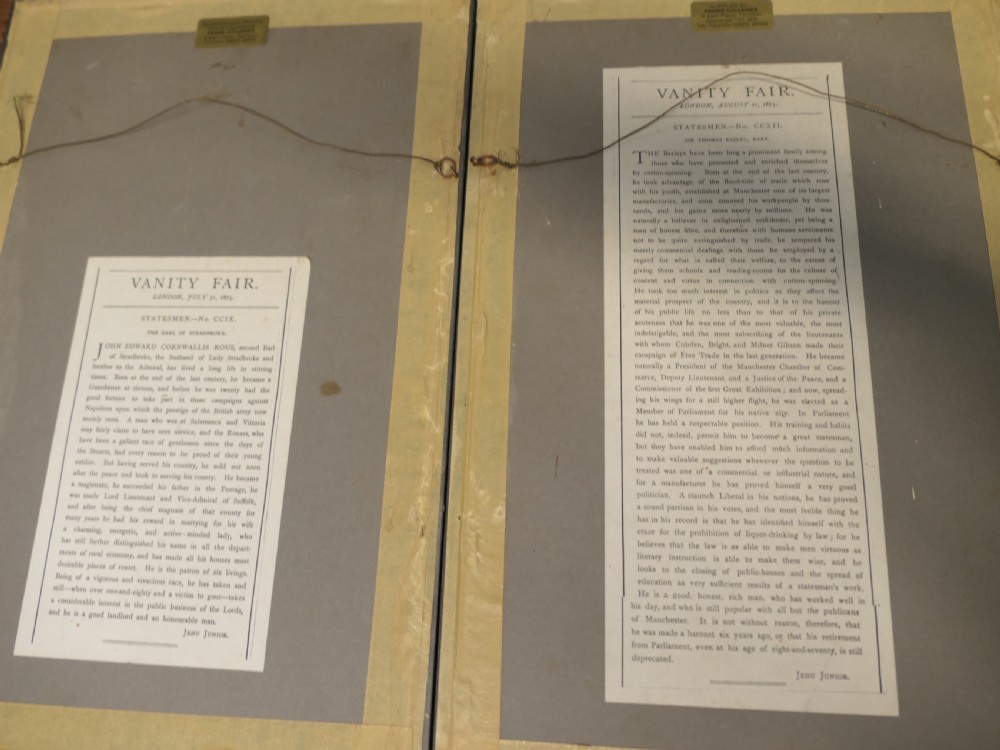 Collection of 6 Vanity Fair Political “Spy”Prints View VII