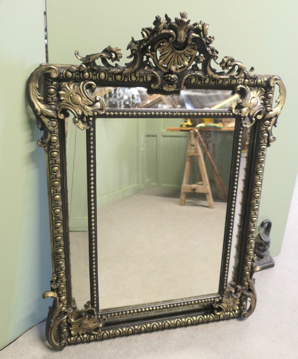 A Large Napoleon III French Cushion Mirror View VI