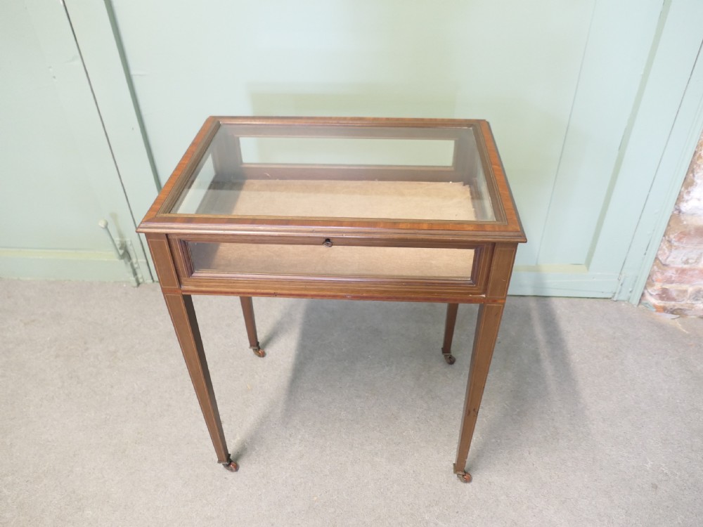 Edwardian Display Cabinet, Table Jewellery etc. View III