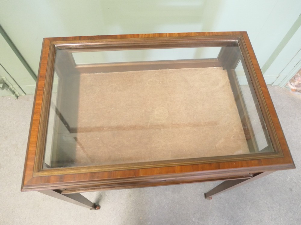 Edwardian Display Cabinet, Table Jewellery etc. View V