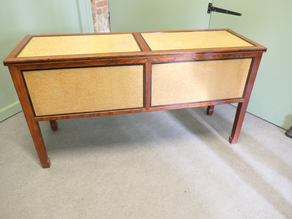 Art Deco Style Walnut and Maple Reception Desk View VI
