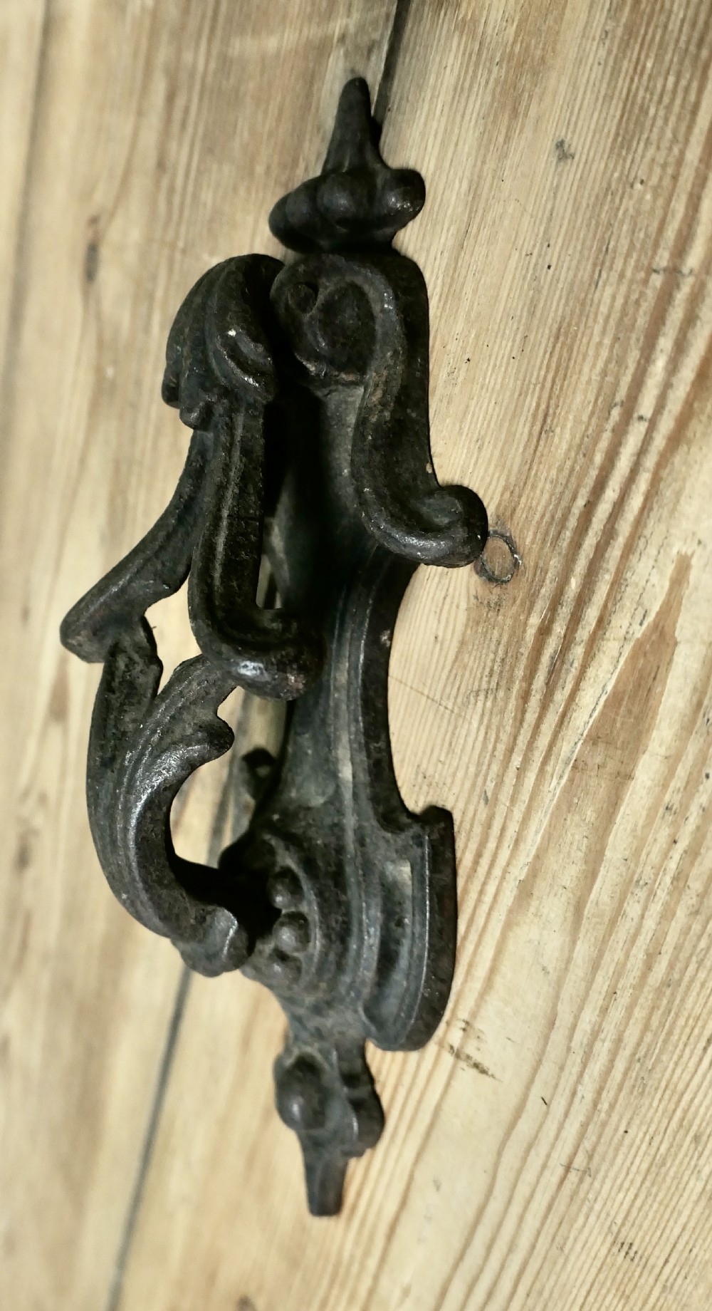 A Heavy Victorian Iron Door Knocker View III