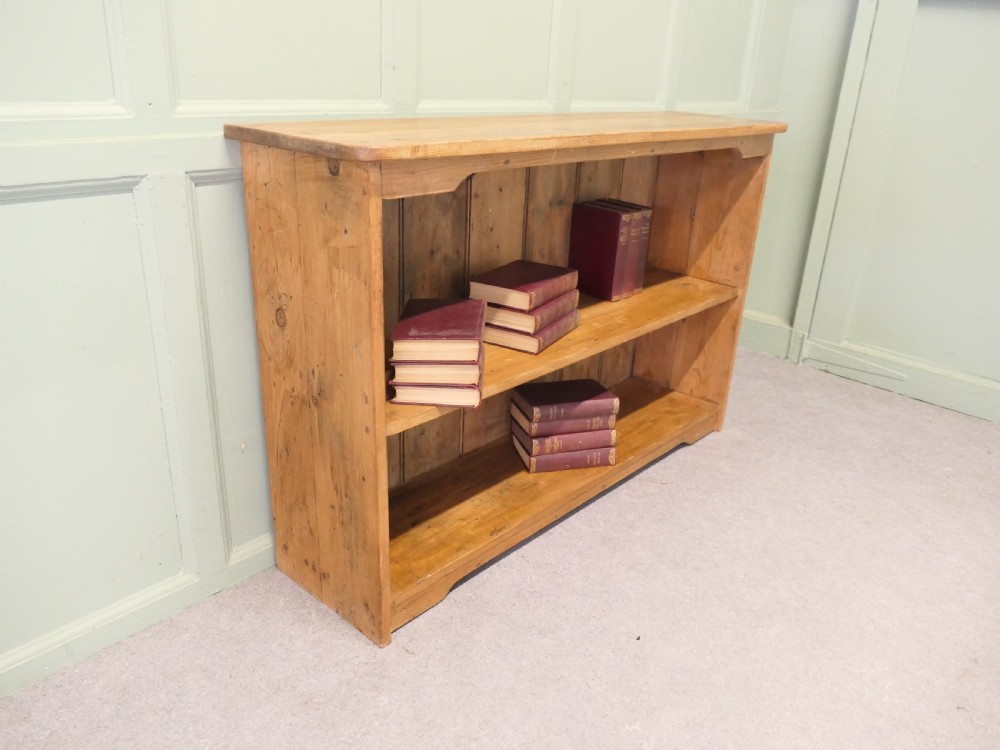 Open Front Pine Shelves, Pine Book Case View VI