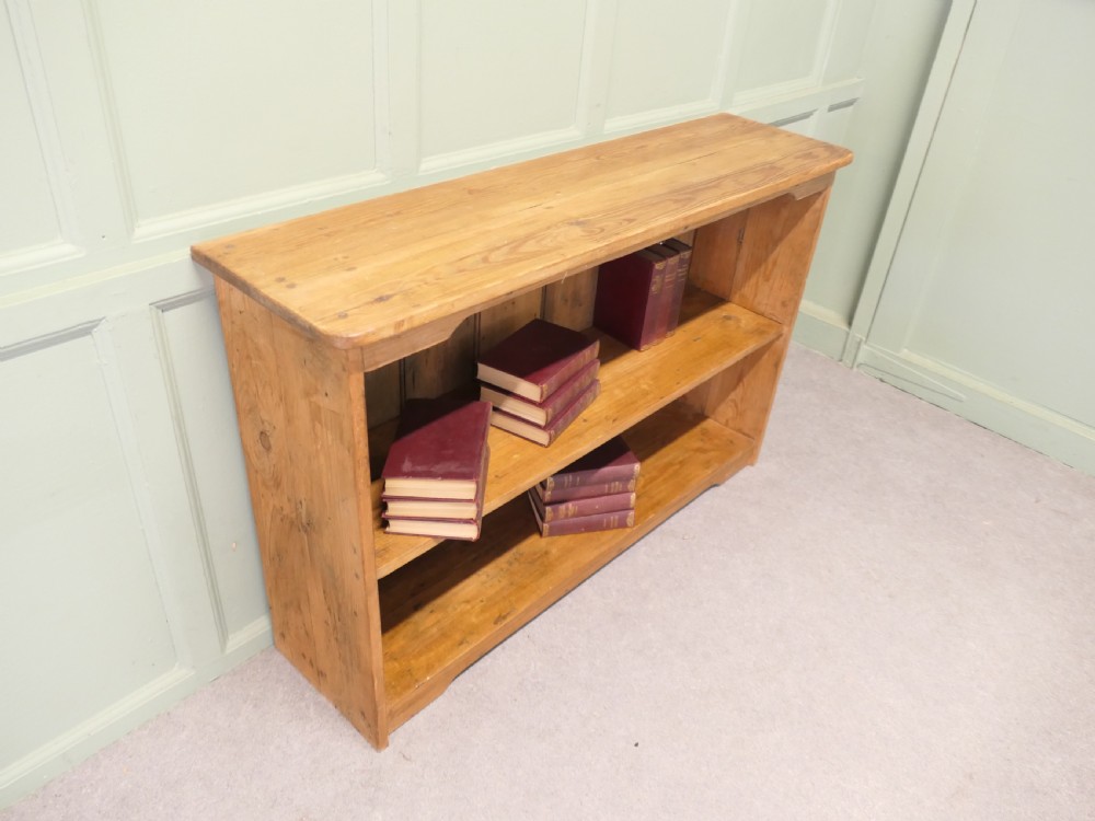 Open Front Pine Shelves, Pine Book Case View VII