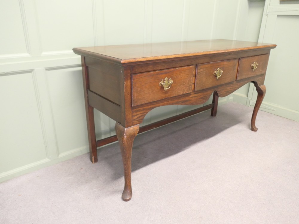 English Country Oak Cottage Dresser View II