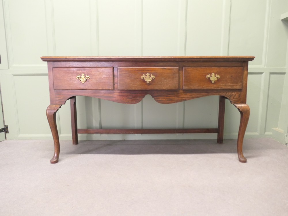 English Country Oak Cottage Dresser View III