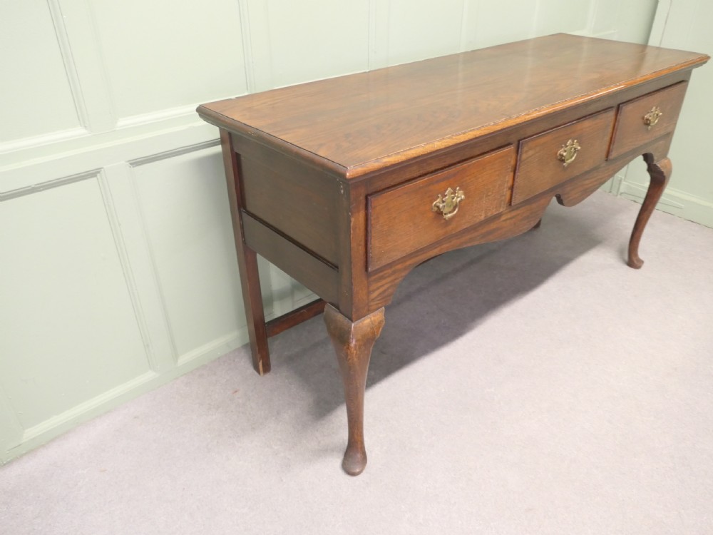 English Country Oak Cottage Dresser View V