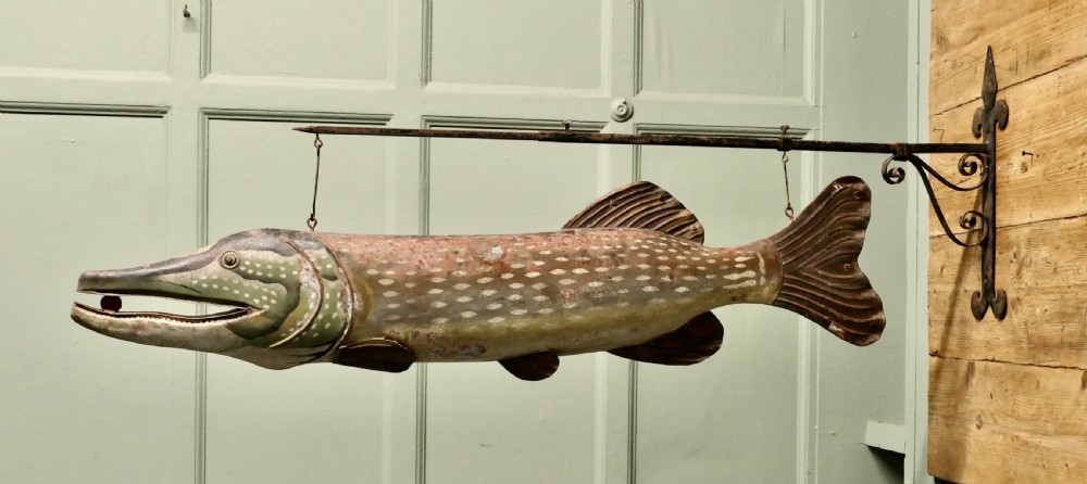Old French Sturgeon, Caviar Trade Shop Sign 