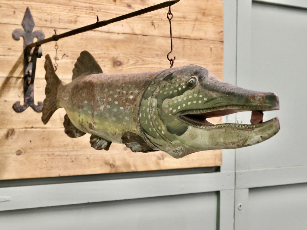 Old French Sturgeon, Caviar Trade Shop Sign  View III