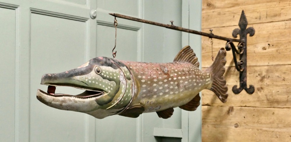 Old French Sturgeon, Caviar Trade Shop Sign  View IV