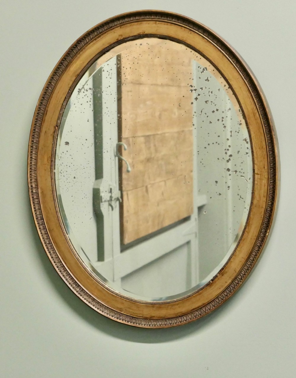 Superb Decorative Large Oval Gilt Wall Mirror View II