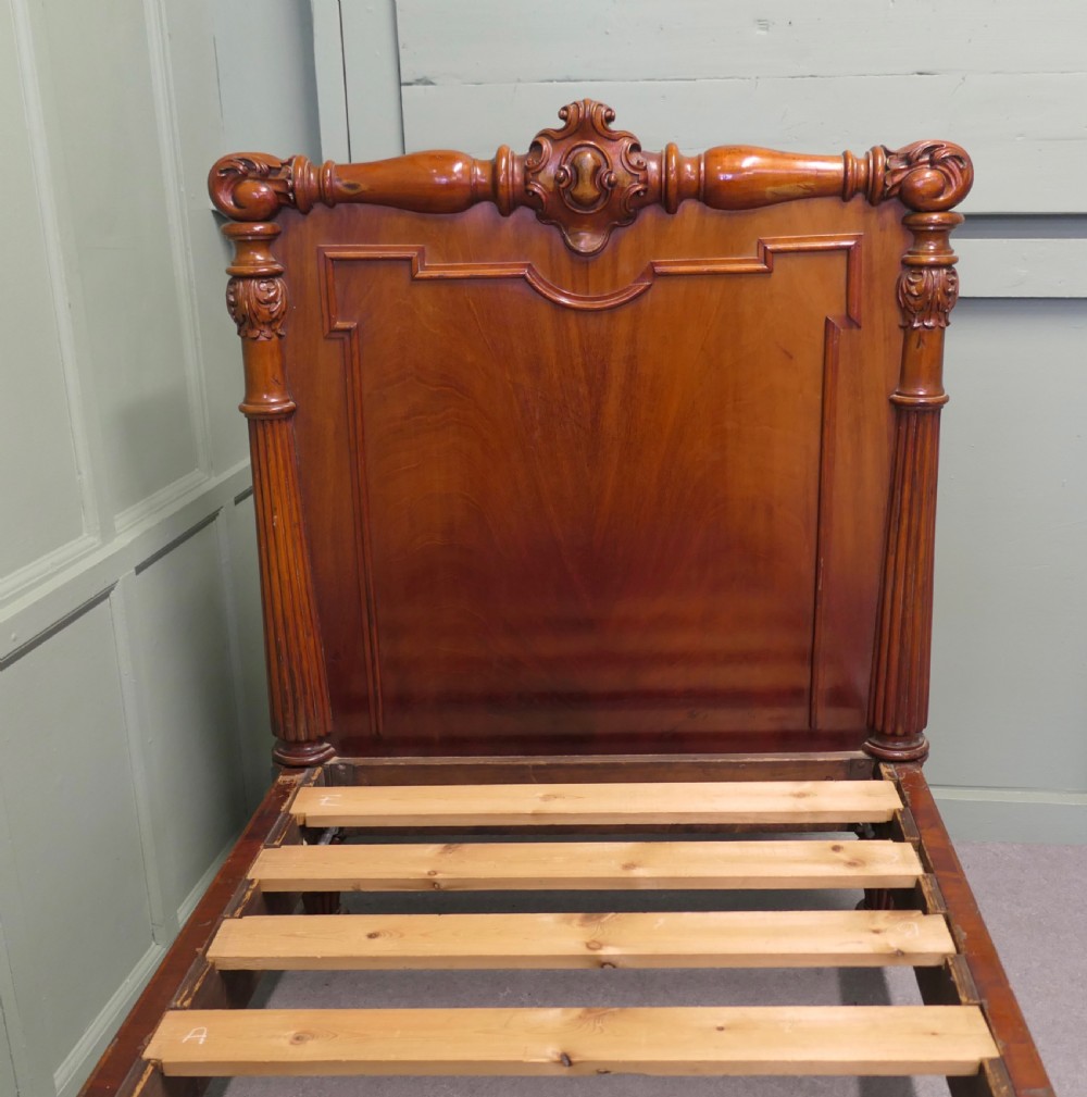 19th Century French Empire Style Bed or Single Bed.  View IV
